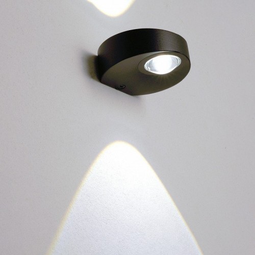 Светодиодный светильник стационарный Feron AL53 2*1W 4000K черный 51141