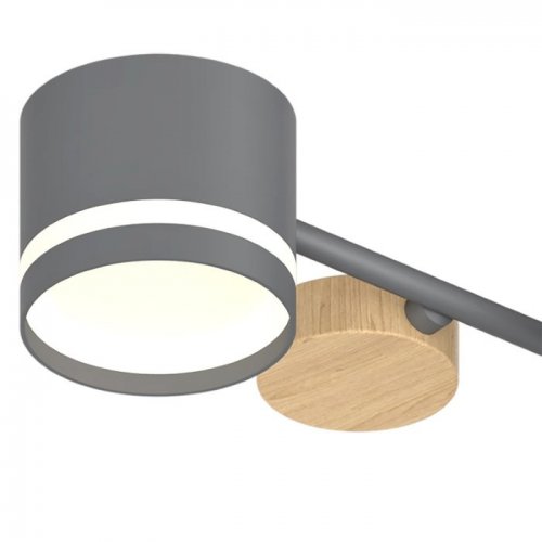 Потолочная люстра  68730-0.3-10 GX53 GREY+WOOD