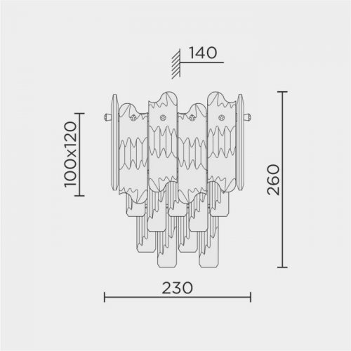 Бра  ML.7083.02 GD