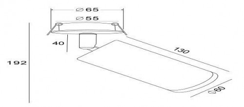 Встраиваемый спот Maytoni Alfa C037CL-01W