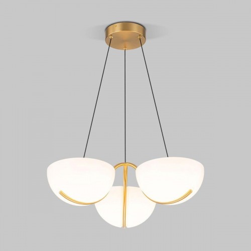 Подвесная светодиодная люстра Eurosvet Emisfero 50083/3 LED золото