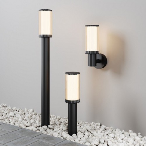 Наземный низкий светильник Maytoni Outdoor Rib O502FL-01B