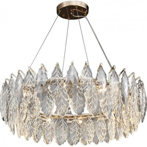 Подвесная люстра DeLight Collection D8011P D8011P/R-800 gold/smoky Подвесная люстра DeLight Collection D8011P D8011P/R-800 gold/smoky