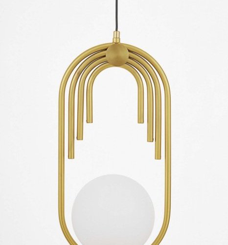 Подвесной светильник Lumina Deco Zanetti LDP 5522-1 WT+MD Подвесной светильник Lumina Deco Zanetti LDP 5522-1 WT+MD