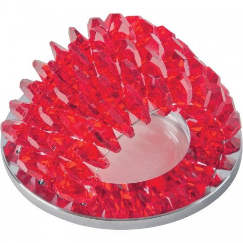 Точечный светильник Fametto Peonia DLS-P110 GU5.3 CHROME/RED Точечный светильник Fametto Peonia DLS-P110 GU5.3 CHROME/RED