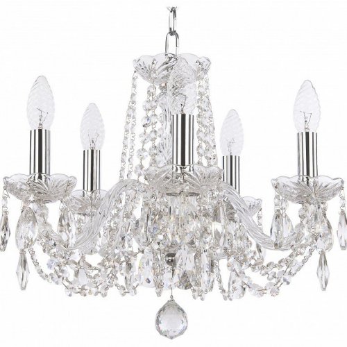 Подвесная люстра Bohemia Ivele Crystal 1402/5/141/Ni Подвесная люстра Bohemia Ivele Crystal 1402/5/141/Ni