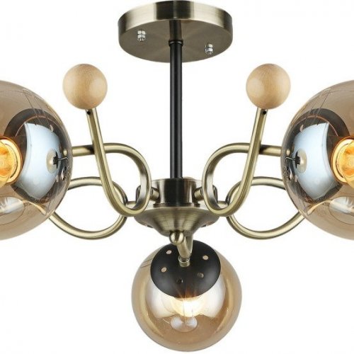 Потолочная люстра Reluce 02021-0.3-05 AB+BK