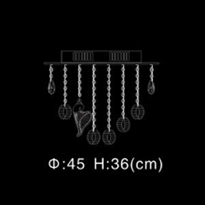 Потолочный светильник Illuminati Emily MX102772-9A