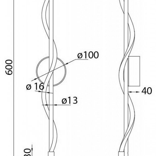 Бра Mantra Fugaz 9551
