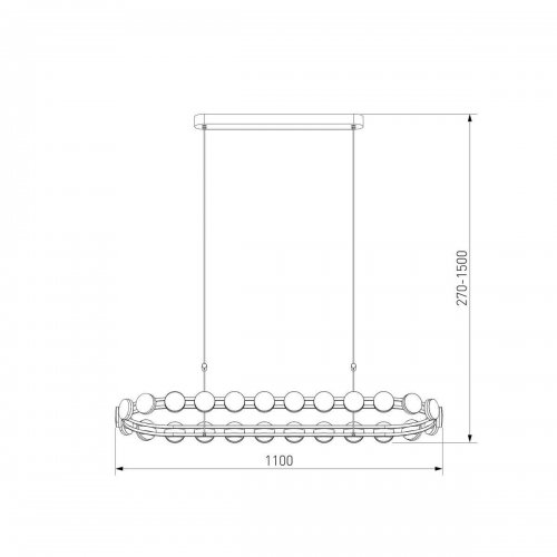 Подвесной светодиодный светильник Eurosvet Tapioca 90332/26 Подвесной светодиодный светильник Eurosvet Tapioca 90332/26