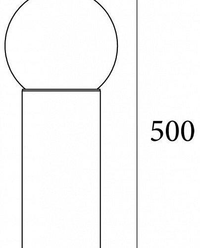 Наземный низкий светильник Escada 30001 30001G/01