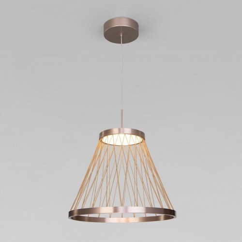 Подвесной светильник Eurosvet Cesta 40016/1 LED коричневый Подвесной светильник Eurosvet Cesta 40016/1 LED коричневый