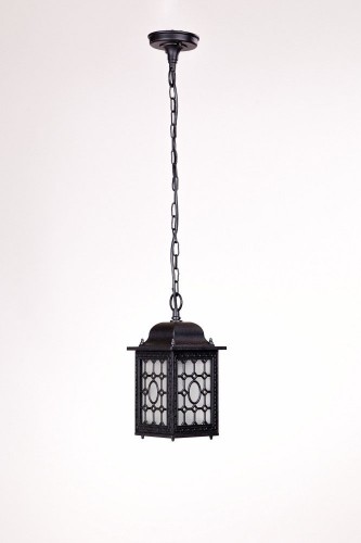 Уличный светильник подвесной Oasis Light 64805S Bl прямоугольный