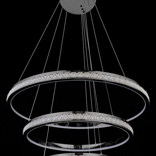 Подвесная люстра Aida LE7707/800-3K Black Chrome