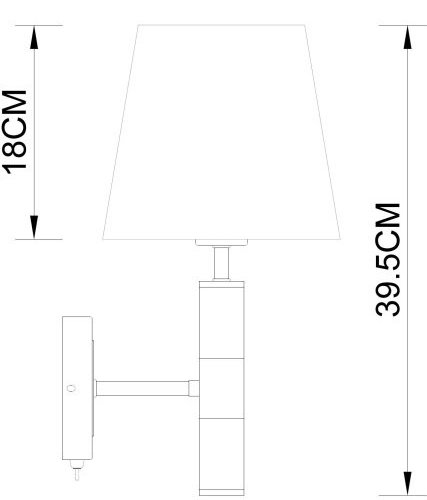 Бра Arte Lamp Robert A5066AP-1BK