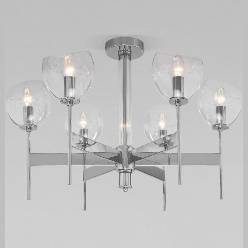Подвесная люстра Eurosvet Arrista 60130/6 хром Smart Подвесная люстра Eurosvet Arrista 60130/6 хром Smart