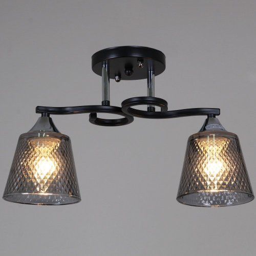 Потолочная люстра Reluce 06089-0.3-02 BK+CR