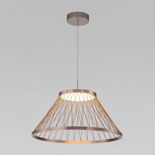 Подвесной светодиодный светильник Eurosvet Cesta 40017/1 LED коричневый Подвесной светодиодный светильник Eurosvet Cesta 40017/1 LED коричневый