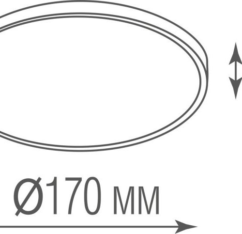 Потолочный светильник Donolux Disco DL20171R12W1B