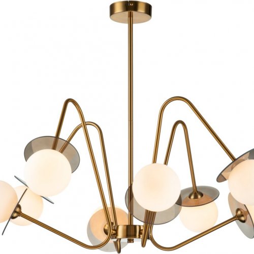 Подвесная люстра Indigo Jazz 11020/8R Brass V000166 Подвесная люстра Indigo Jazz 11020/8R Brass V000166
