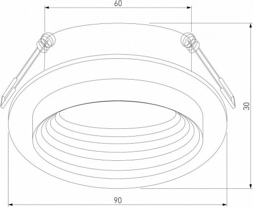 Встраиваемый светильник Elektrostandard Senso a064251