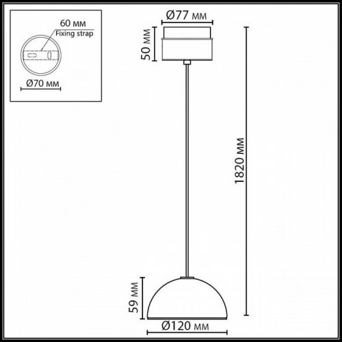 Подвесной светильник Odeon Light Lulu 5453/6L