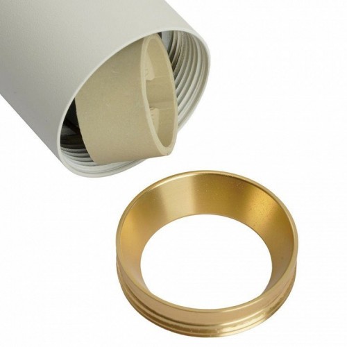 Светильник Feron ML1011 настенно-потолочный под лампу GU10, белый + золото 51380