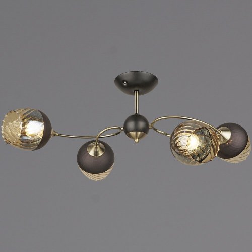 Потолочная люстра 04250-0.3-04 BK+AB Потолочная люстра 04250-0.3-04 BK+AB