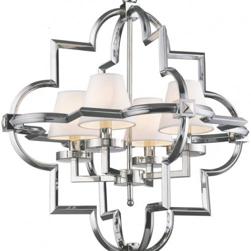 Подвесная люстра DeLight Collection Mandeville KM0728P-4M nickel