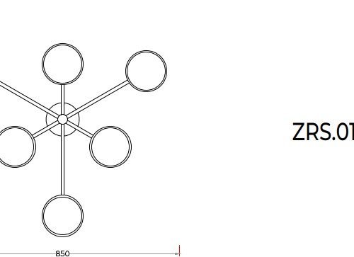 Потолочная люстра Lunar ZRS.01243.06