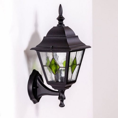 Настенный фонарь Oasis Light уличный QUADRO lead GLASS 79901MlgG Bl