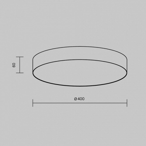 Потолочный светильник Maytoni Zon C032CL-45W2.7K-RD-W Потолочный светильник Maytoni Zon C032CL-45W2.7K-RD-W