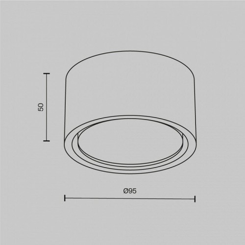 Накладной светильник Maytoni Conik gyps C001CL-GX53-W Накладной светильник Maytoni Conik gyps C001CL-GX53-W