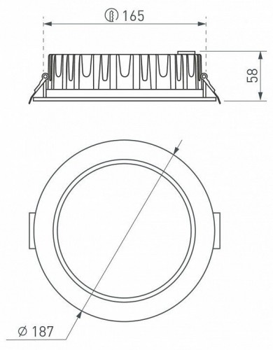 Встраиваемый светильник Arlight FOGGY 041612