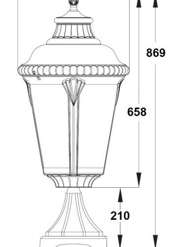 Наземный фонарь MUNICH 2L 79754L SB3L Bl