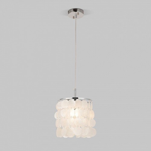 Подвесной светильник Eurosvet Sandra 60185/1 хром/перламутр