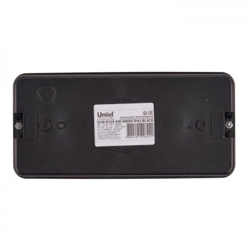 Настенно-потолочный светильник ULW-K25 ULW-K25A 6W/4000K IP65 BLACK Настенно-потолочный светильник ULW-K25 ULW-K25A 6W/4000K IP65 BLACK