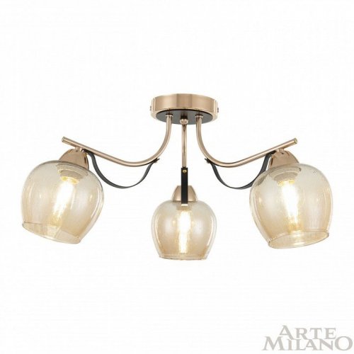 Потолочная люстра Arte Milano AMALFI 322306/3 FG+BK Потолочная люстра Arte Milano AMALFI 322306/3 FG+BK
