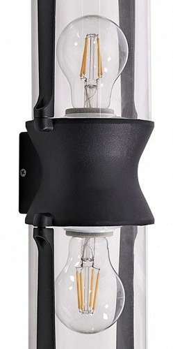 Настенный светильник уличный Arte Lamp Minchir A8306AL-2BK