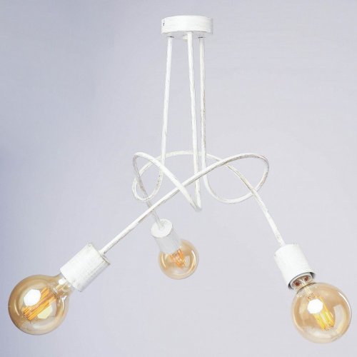 Потолочная люстра Adilux Tango White Patina 10123 Потолочная люстра Adilux Tango White Patina 10123