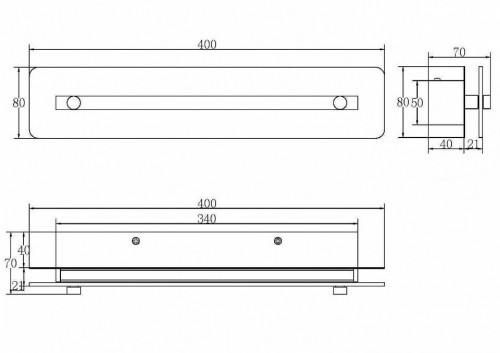 Настенный светильник Maytoni Maya P091WL-L7G3K