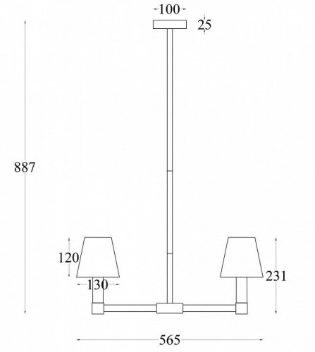 Потолочная люстра Maytoni Tet-a-tet MOD104PL-05B