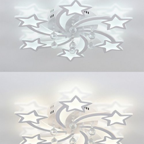 Потолочная люстра Natali Kovaltseva Star LED LAMPS 81239 Потолочная люстра Natali Kovaltseva Star LED LAMPS 81239