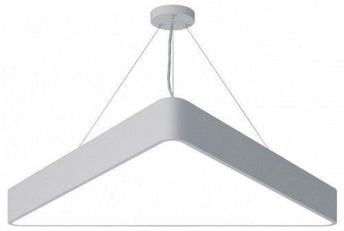 Подвесной светодиодный светильник Geometria ЭРА Delta SPO-152-W-40K-048 48Вт 4000К белый Б0050576
