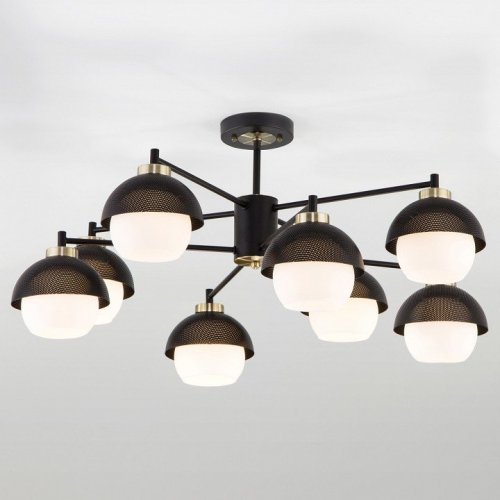 Потолочная люстра Eurosvet Nocciola 70106/8 черный Потолочная люстра Eurosvet Nocciola 70106/8 черный