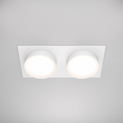 Точечный светильник Maytoni Hoop DL086-02-GX53-SQ-W