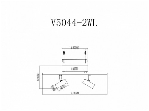 Светодиодный спот Moderli Right V5044-2WL