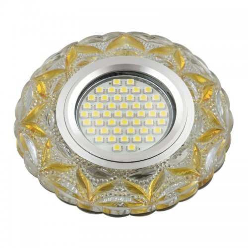 Встраиваемый светильник Fametto Luciole DLS-L149 Gu5.3 Glassy/Light Gold