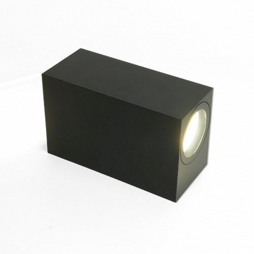 Светильник садово-парковый Feron.ONE DH051-P,на стену, 2*GU10 220-240V, черный пластик 51546