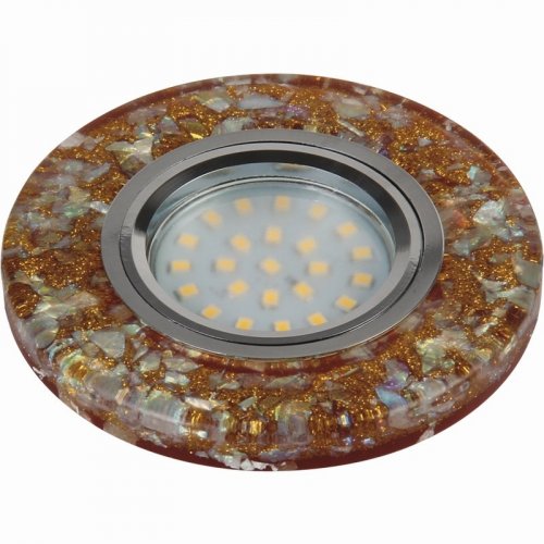 Точечный светильник Fametto Luciole DLS-L103 GU5.3 CHROME/BROWN